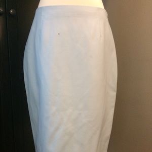 Faux Leather Pencil Skirt